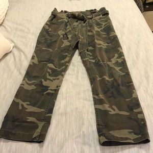 Topshop camo pants